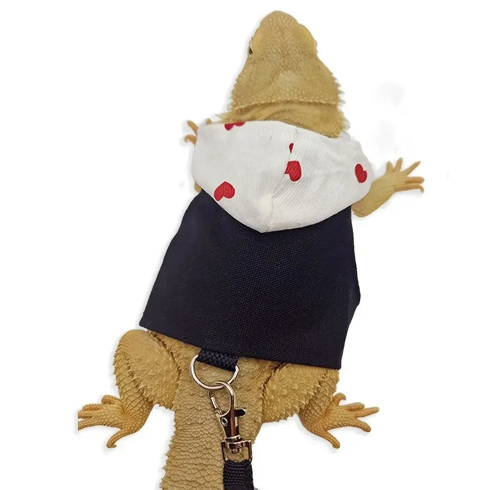 Lizard Clothing Harness And Leash Set For Small Pets
