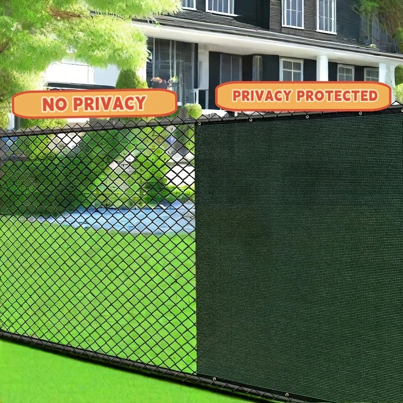 4ft/5ft/6ft/7ft Fence Privacy Screen, Heavy Duty Privacy Fence Screen, Outdoor Shade Cloth Mesh Barrier, Cable Zip Ties Included