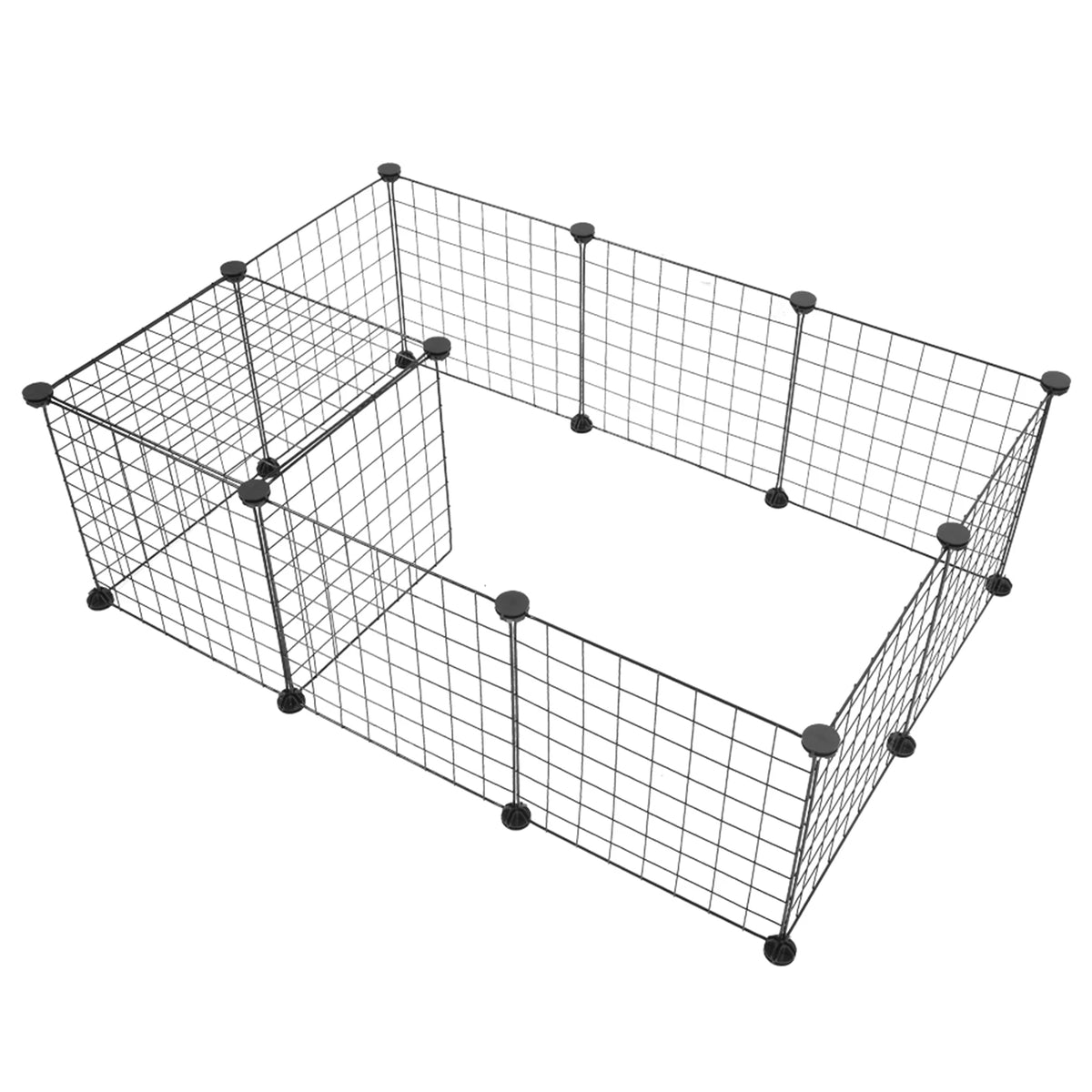 Portable Metal Wire Pet Playpen For Rabbits Guinea Pigs Kennel
