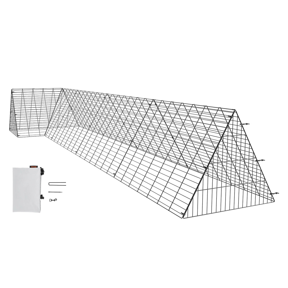 SucceBuy Portable Chicken Tunnels With Corner Frames for Yard