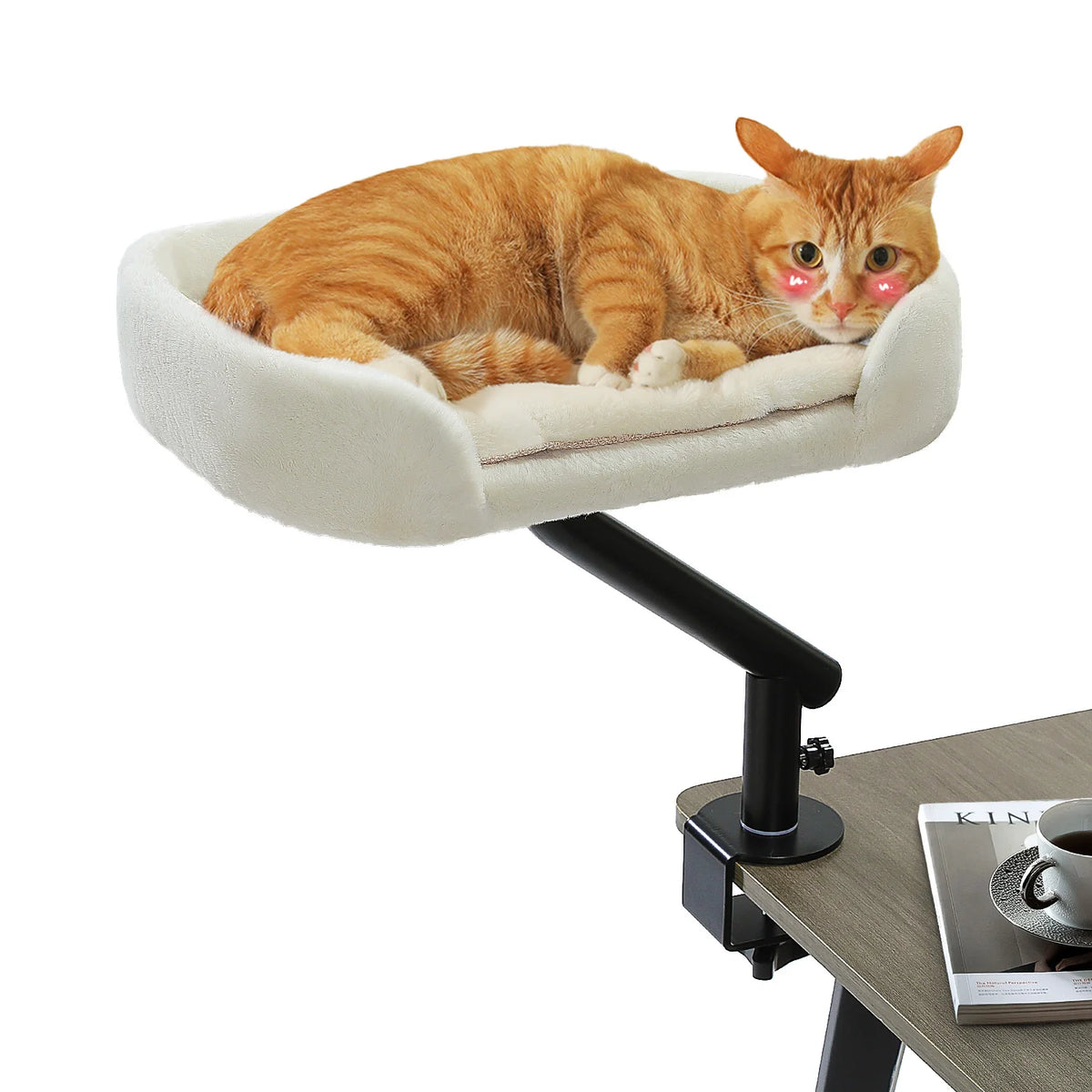 PAWZ Road Cat Desk Bed 360 Rotatable Stand For Cats