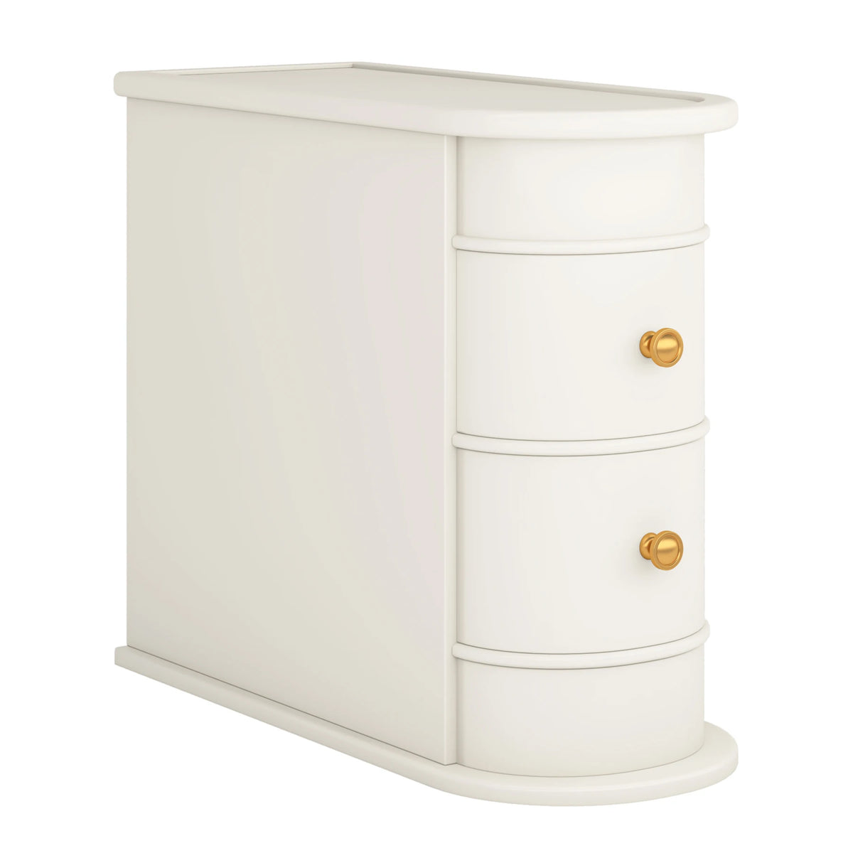 Tribesigns Solid Wood End Table With Drawer For Modern Bedrooms