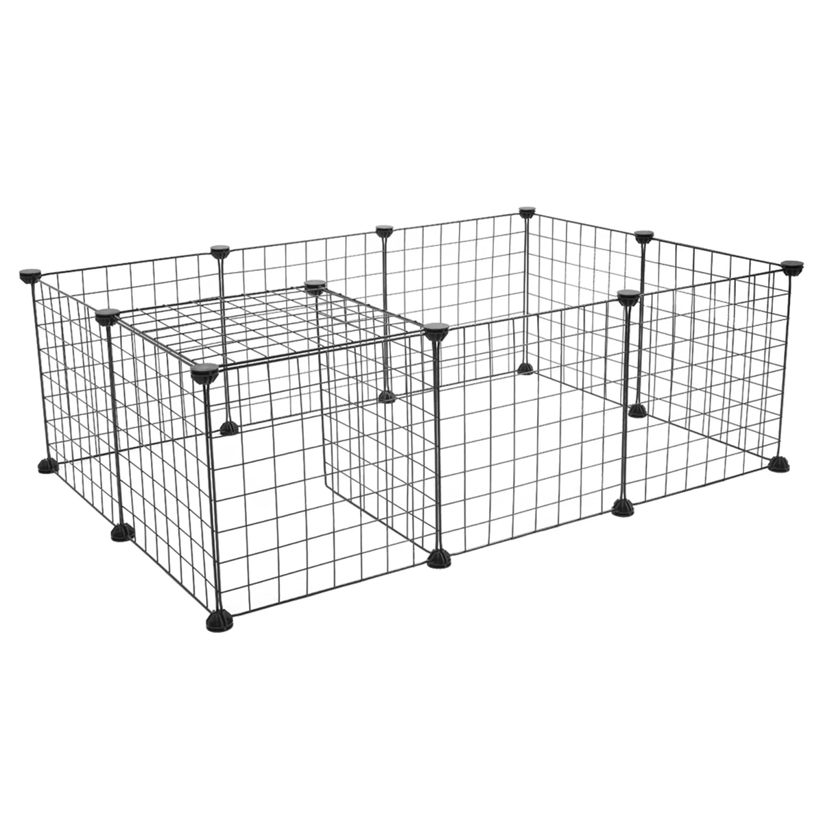 Portable Metal Wire Pet Playpen For Rabbits Guinea Pigs Kennel