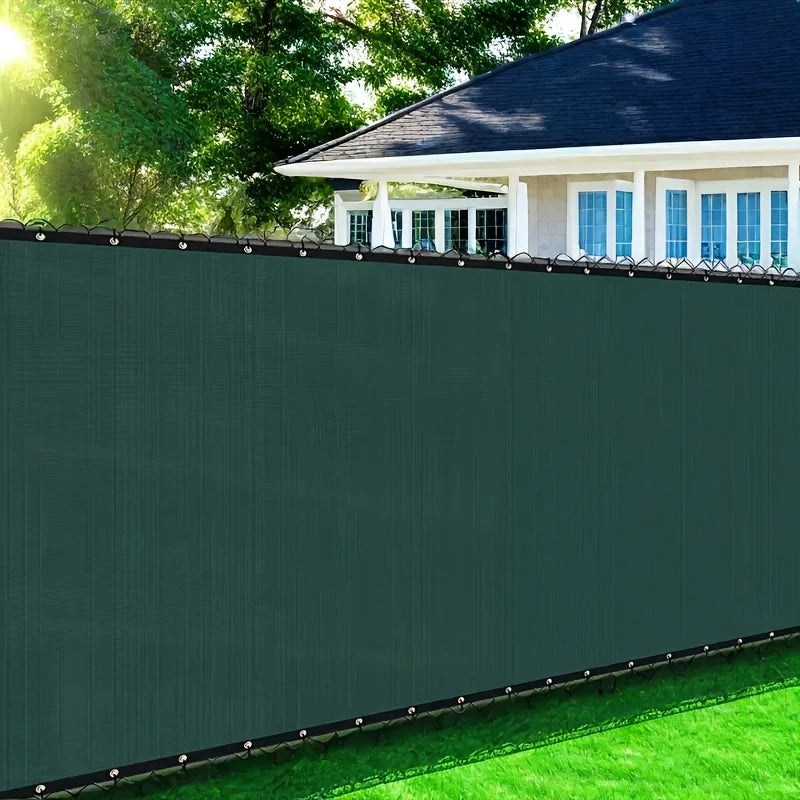 4ft/5ft/6ft/7ft Fence Privacy Screen, Heavy Duty Privacy Fence Screen, Outdoor Shade Cloth Mesh Barrier, Cable Zip Ties Included