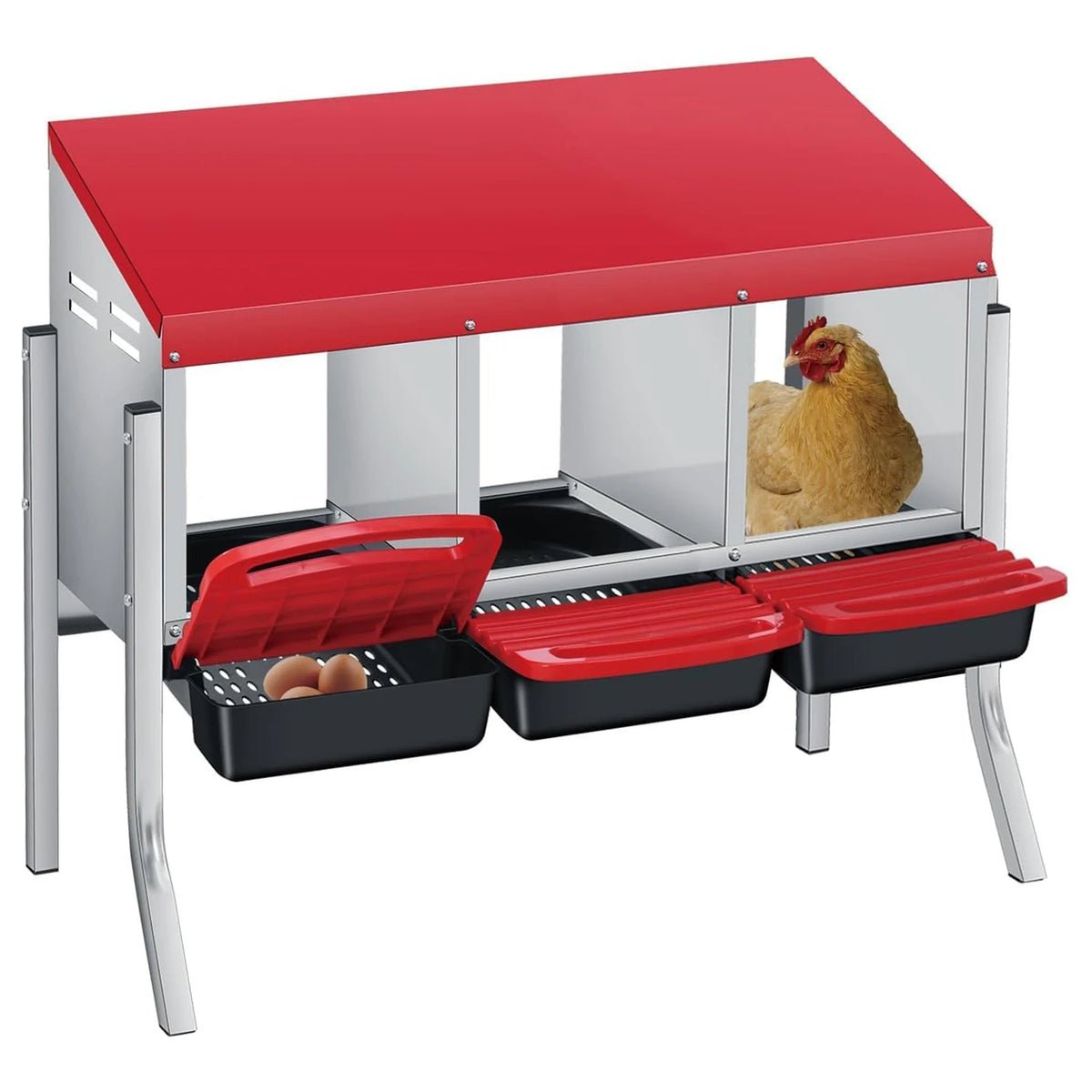 TWISTER.CK Automatic Roll Out Chicken Nesting Box Collection