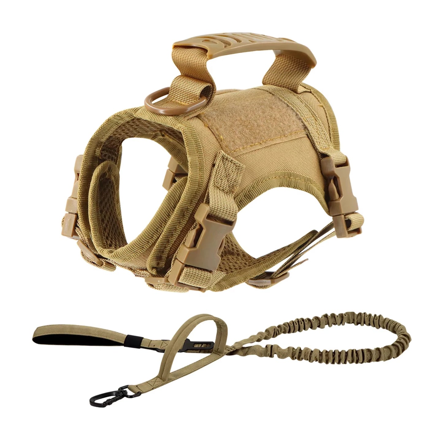 Adjustable Tactical Dog Harness And Leash Set For Training