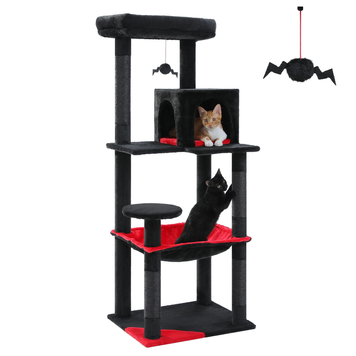 PAWZ Road Gothic Cat Tower With Sisal Scratcher And Hammock