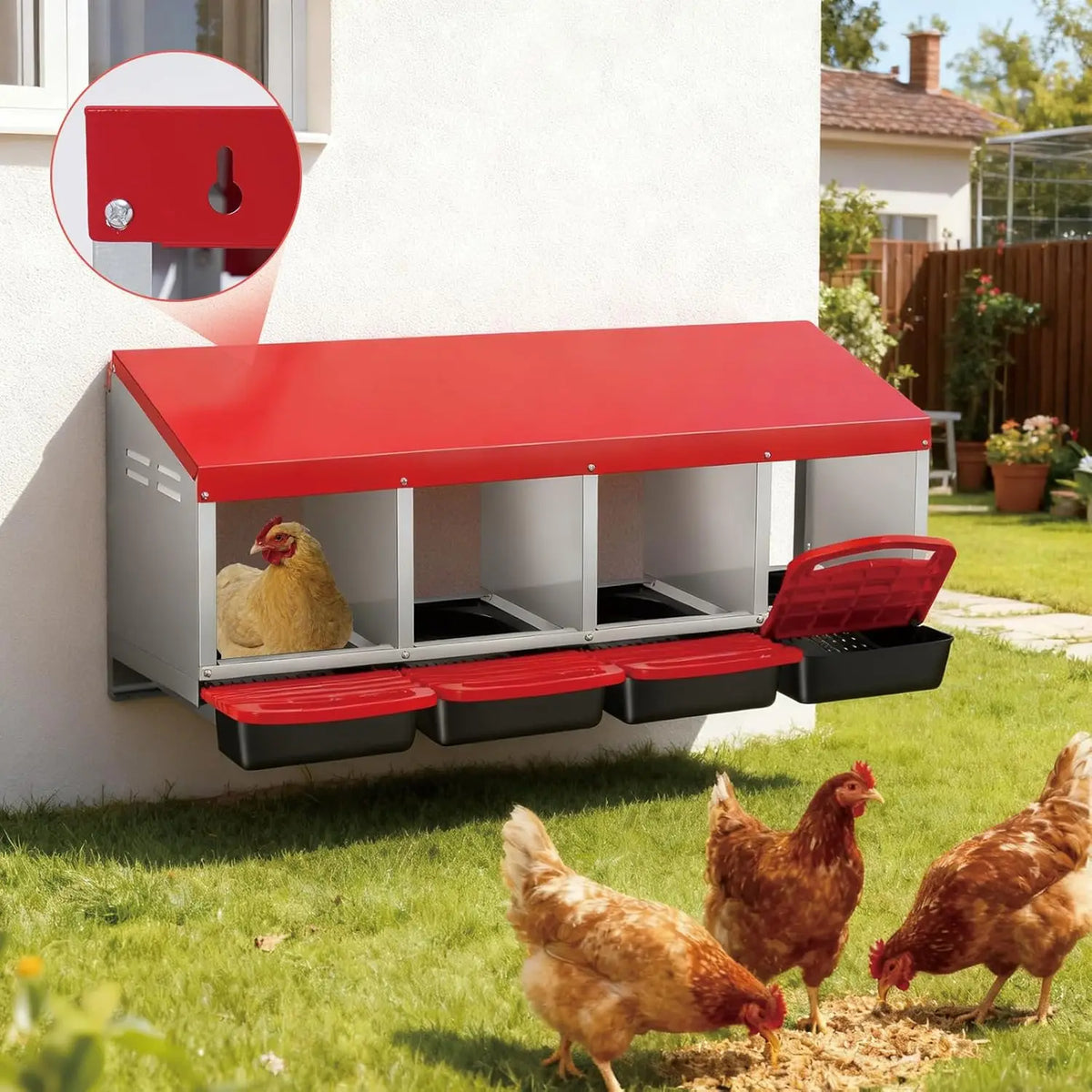 TWISTER.CK Automatic Roll Out Chicken Nesting Box Collection