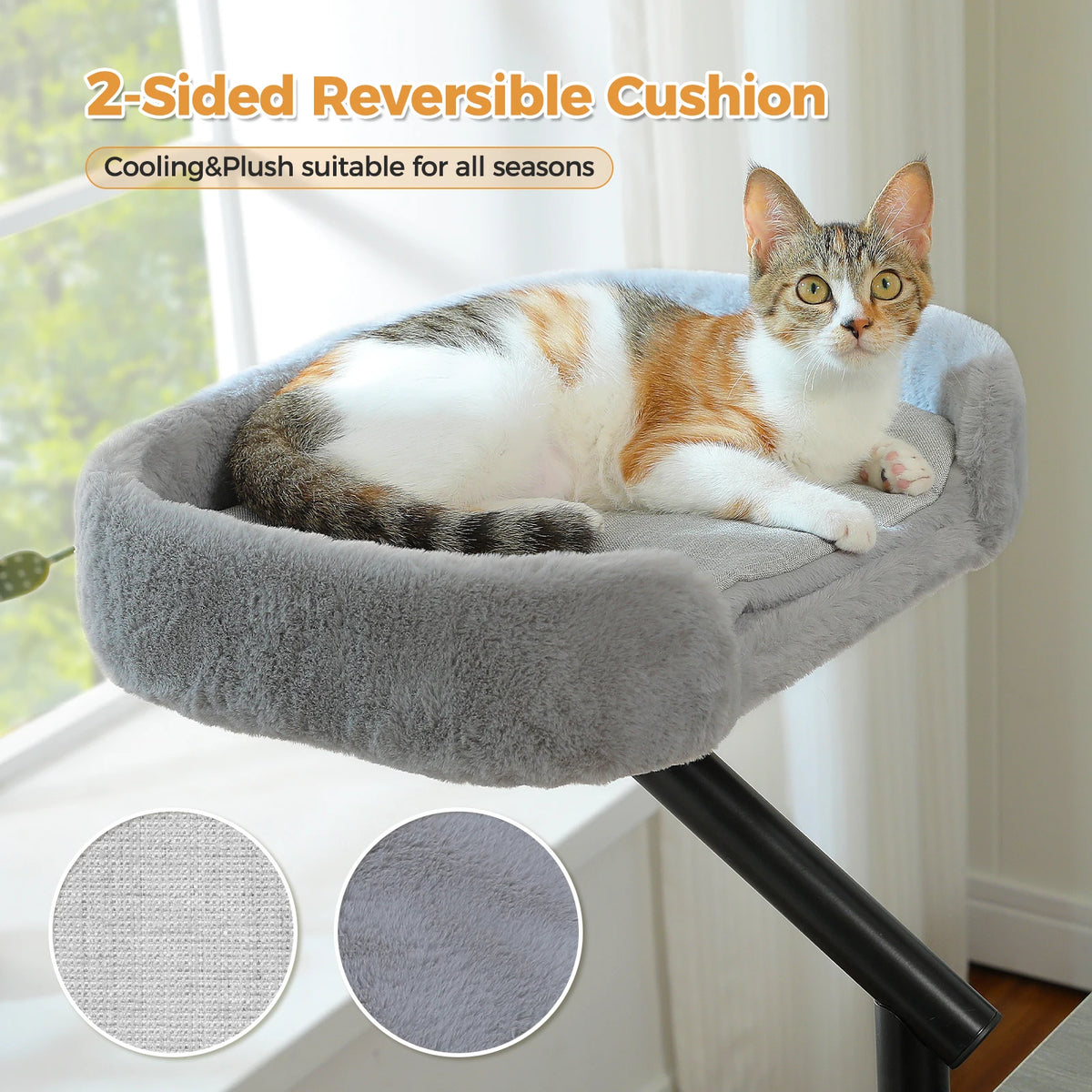 PAWZ Road Cat Desk Bed 360 Rotatable Stand For Cats