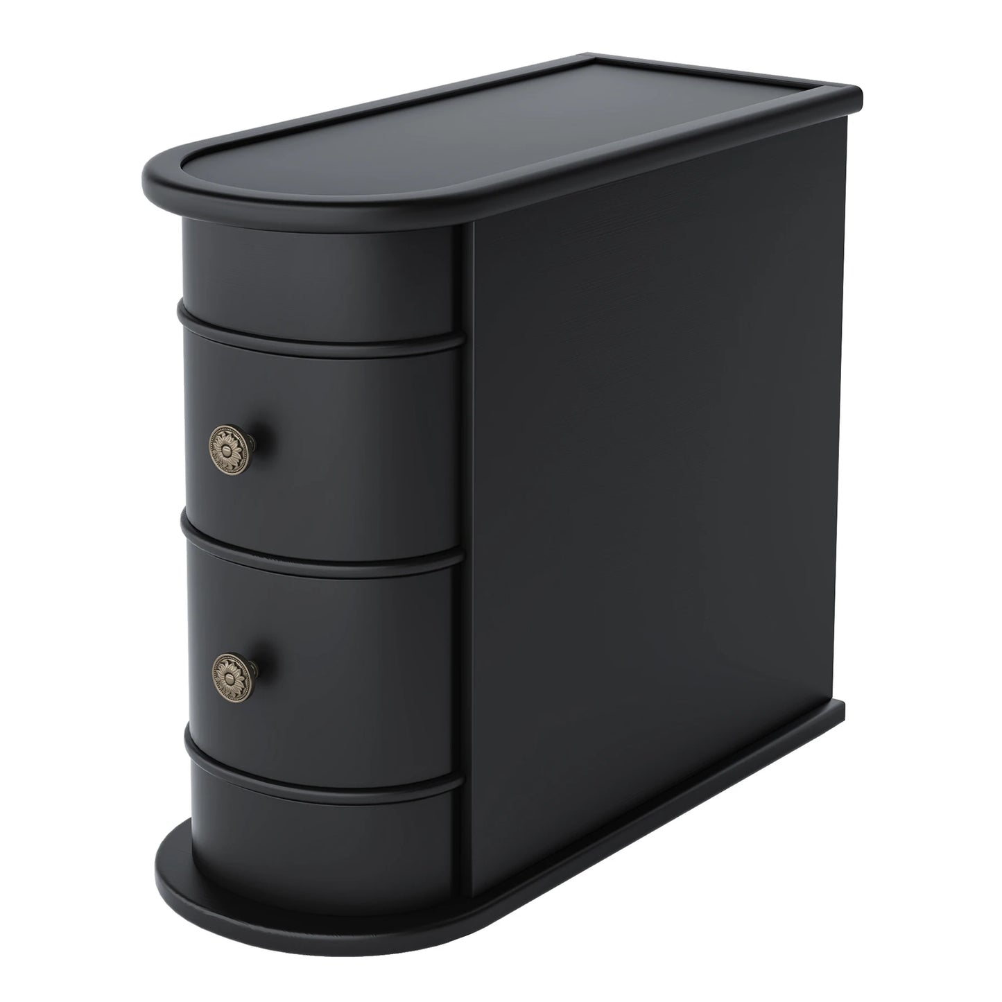 Tribesigns Solid Wood End Table With Drawer For Modern Bedrooms
