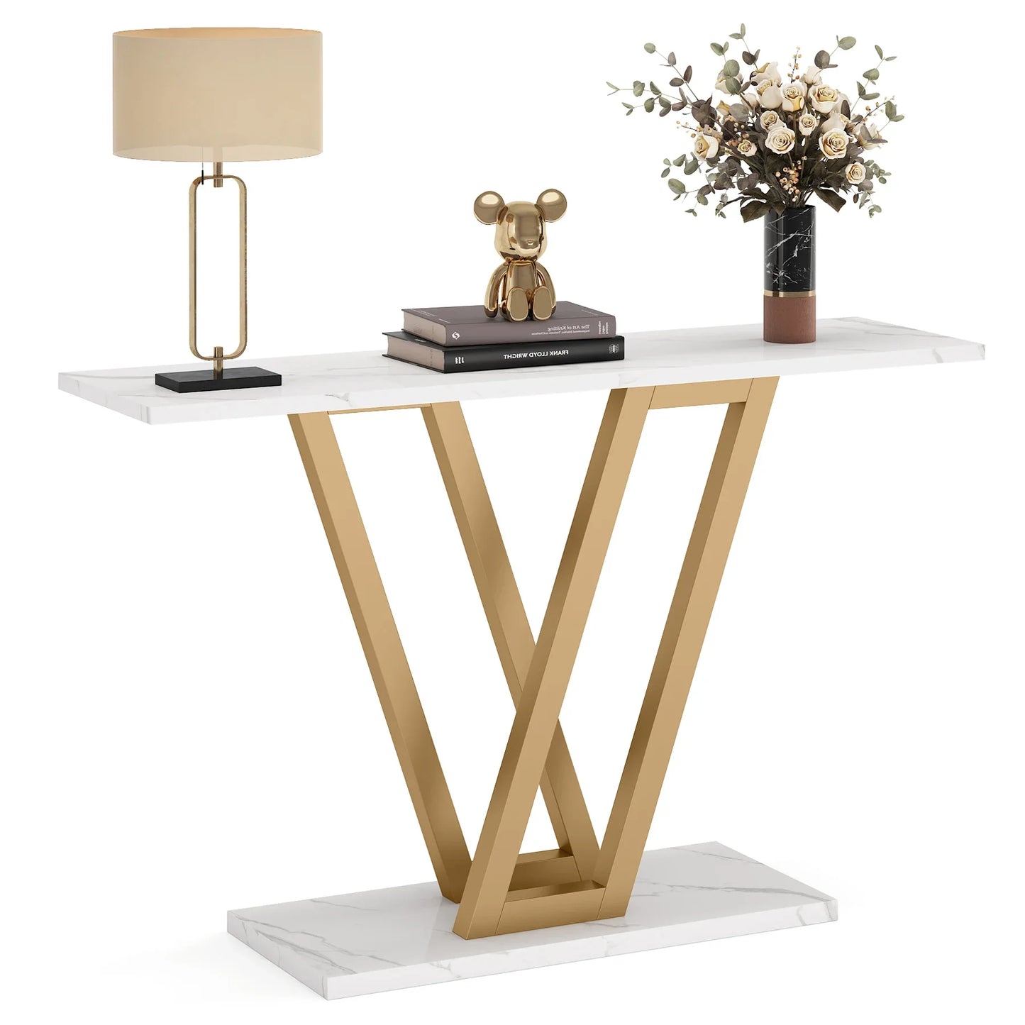 Tribesigns Wooden Console Table For Entryway And Living Room