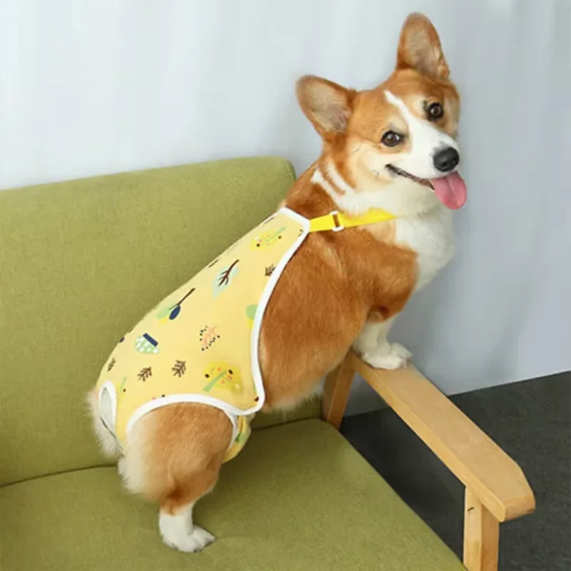 Washable Adjustable Female Dog Physiological Period Pants Secure Comfort