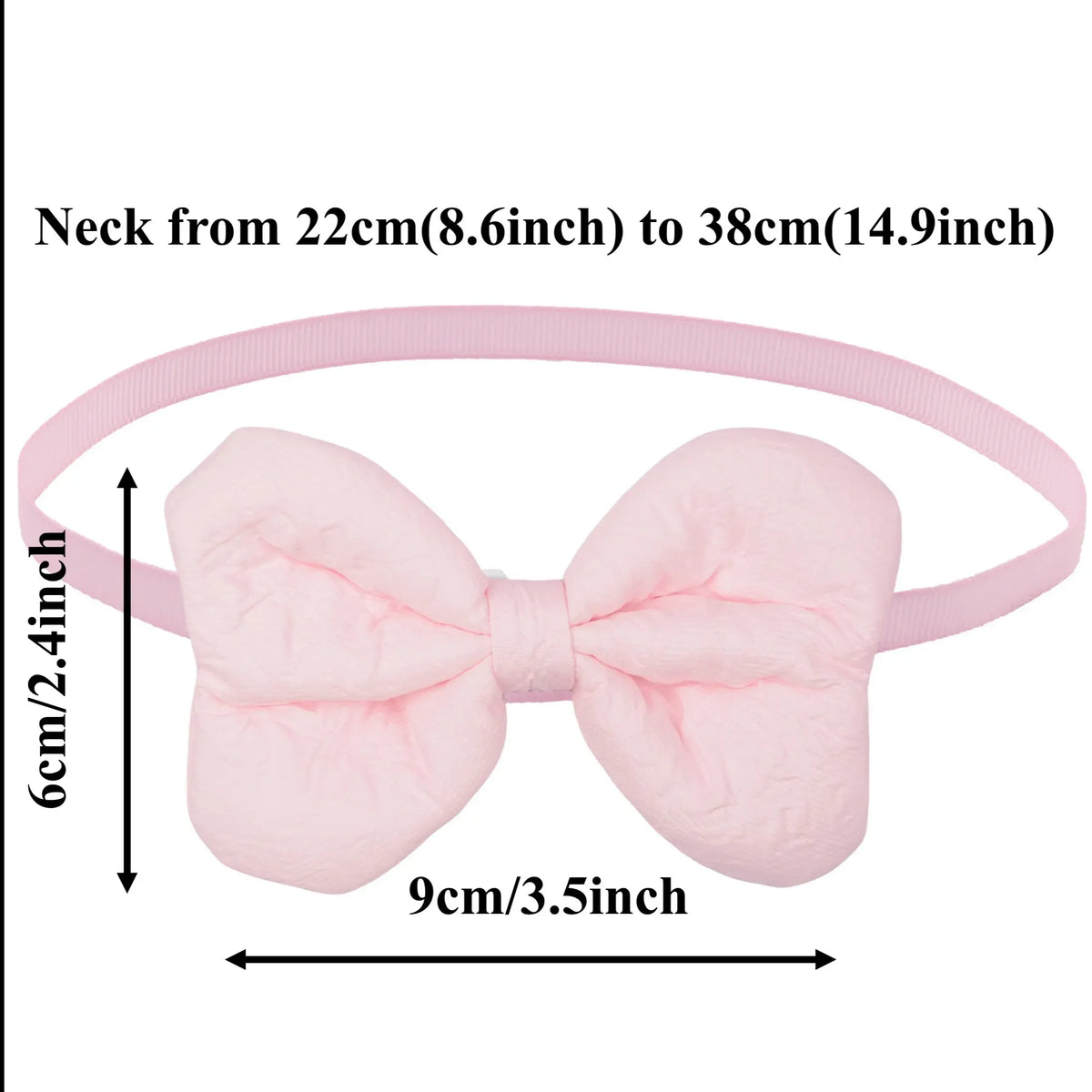 Quilted Pet Bow Ties for Dogs and Cats Party Accessory