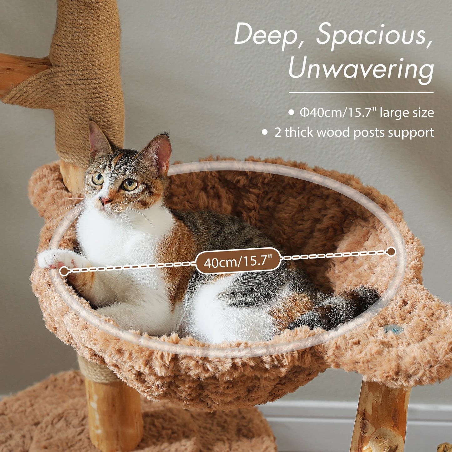 PAWZ Road Five-Tier Cat Tree Tower With Sisal Posts