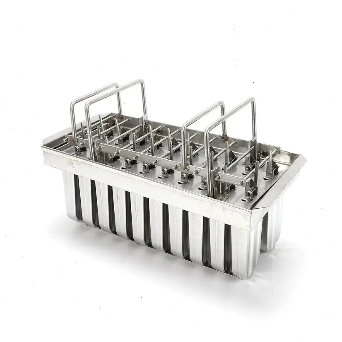 Ice Pop Mold, 0.8mm Stainless Steel, Makes 10/20/30 Pops, Removable One at a Time, Fast Freeze Design, Easy to Clean