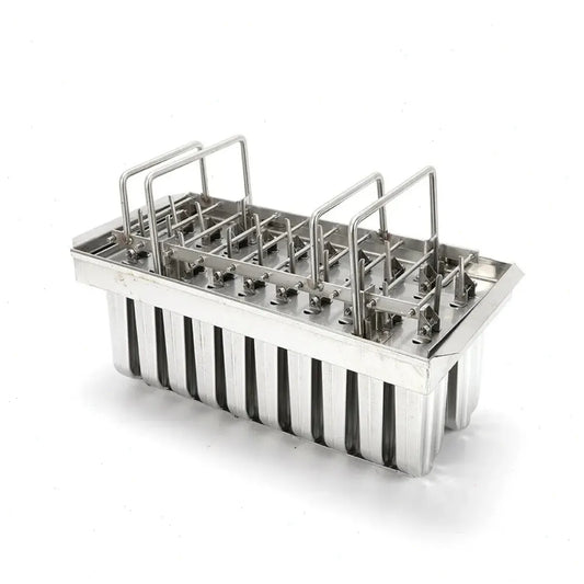 Ice Pop Mold, 0.8mm Stainless Steel, Makes 10/20/30 Pops, Removable One at a Time, Fast Freeze Design, Easy to Clean