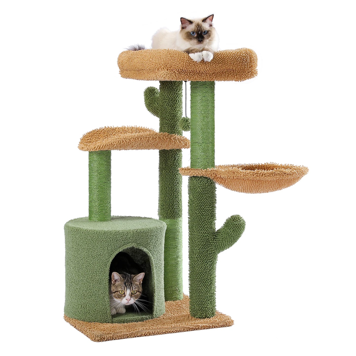Pawz Road Three Tier Cactus Cat Tree With Scratching Post