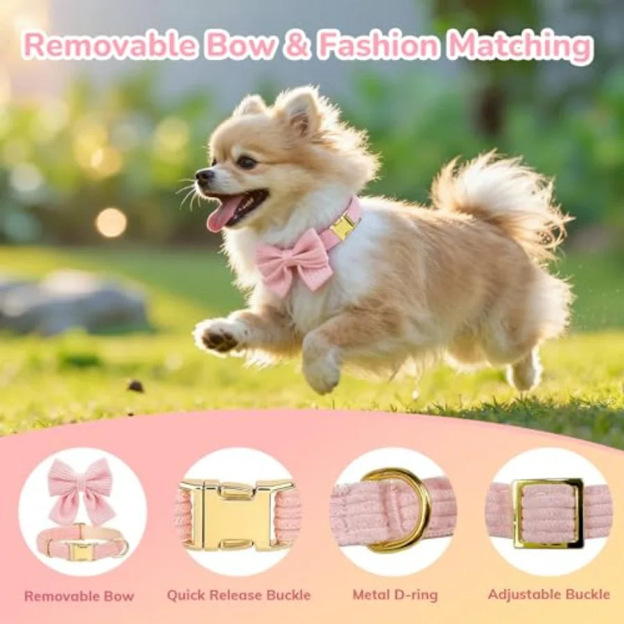 Adjustable Breathable Cotton Dog Harness And Leash Set