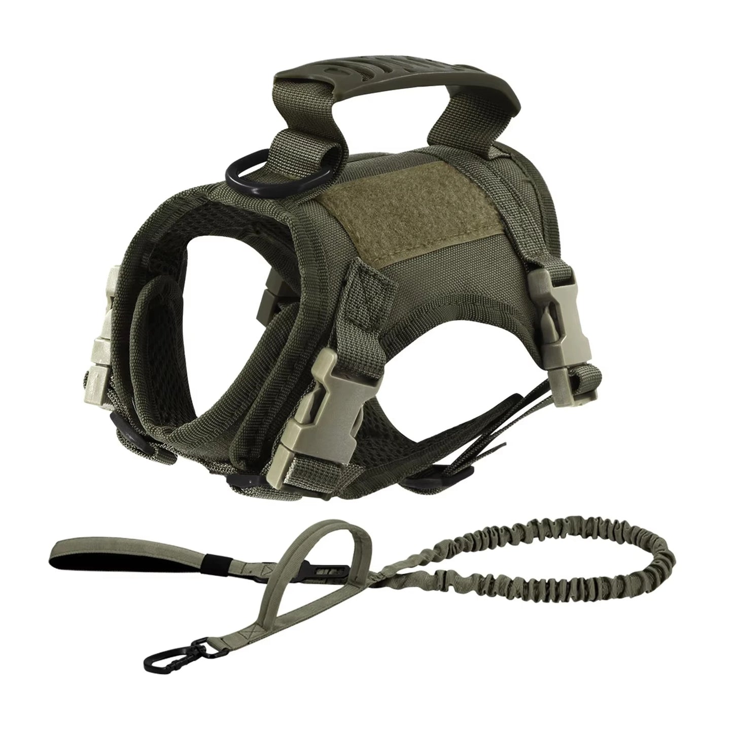 Padded Tactical Harness And Leash Set For Outdoor Training