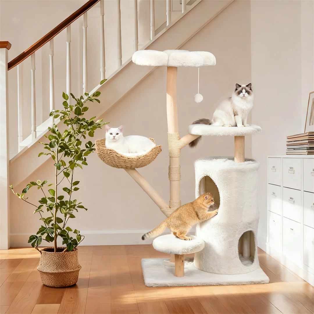 Bingopaw Multi Level Cat Tree With Sisal Scratching Posts
