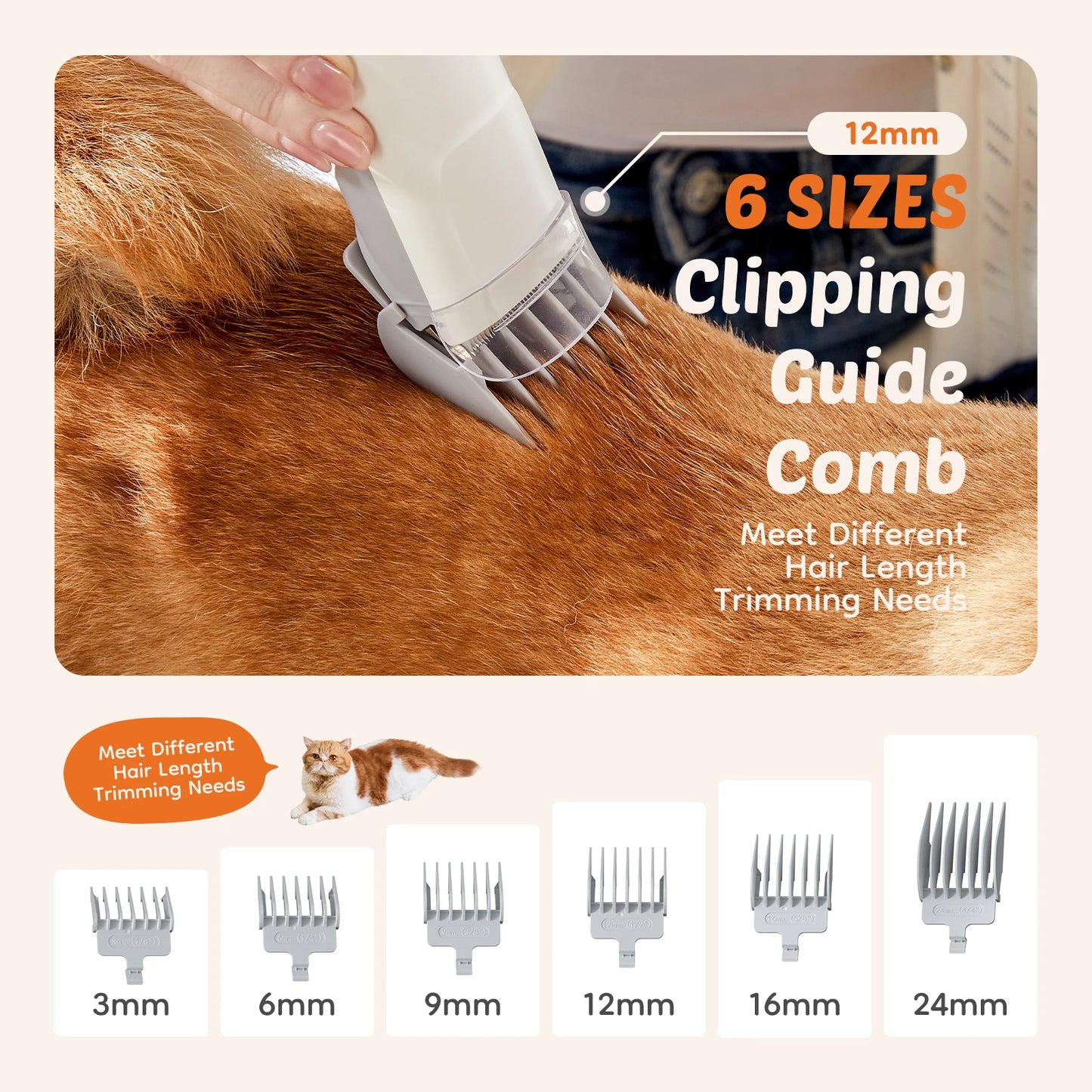 Professional Cordless Pet Grooming Clipper With Quiet Precision Blades