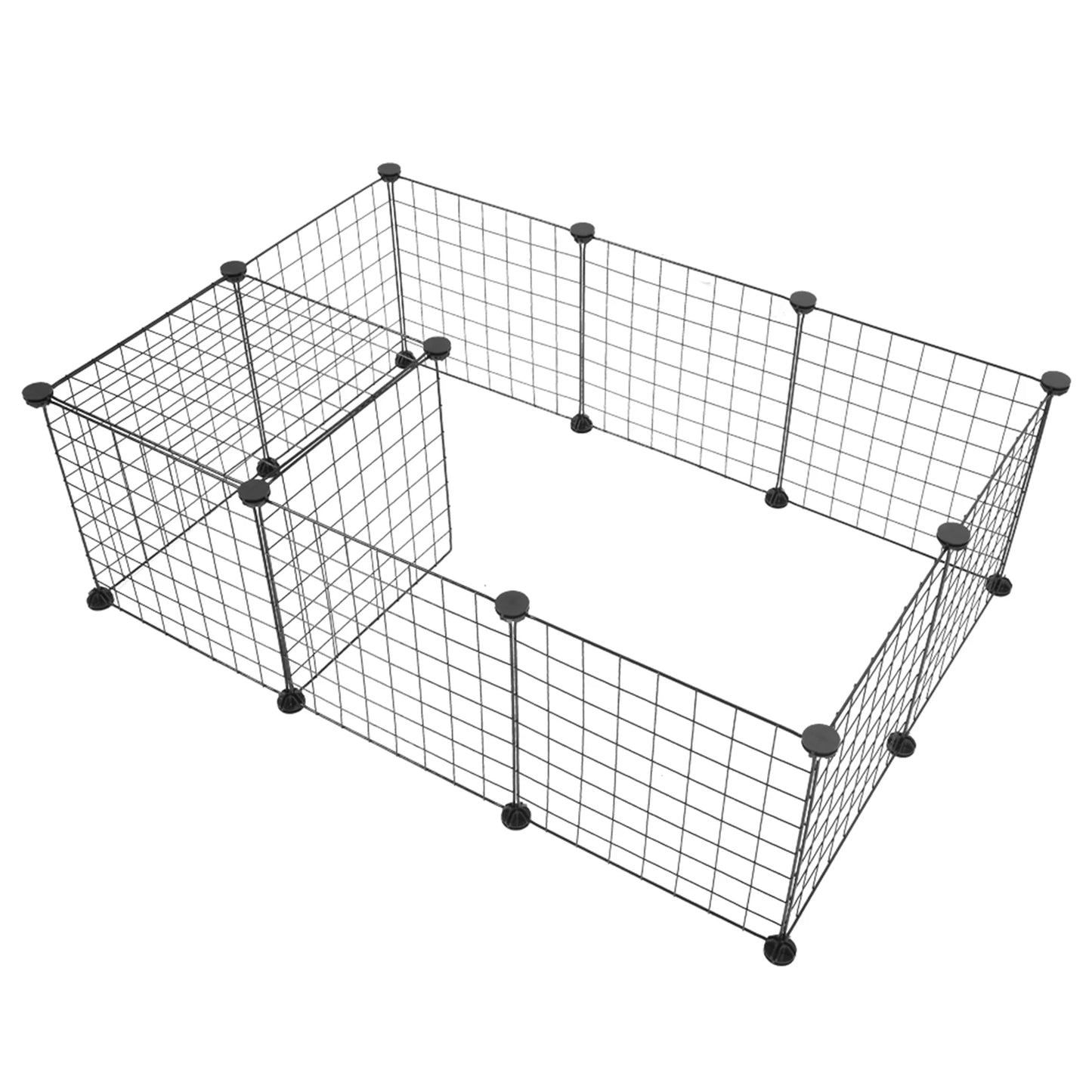 Portable Metal Wire Pet Playpen For Rabbits Guinea Pigs Kennel