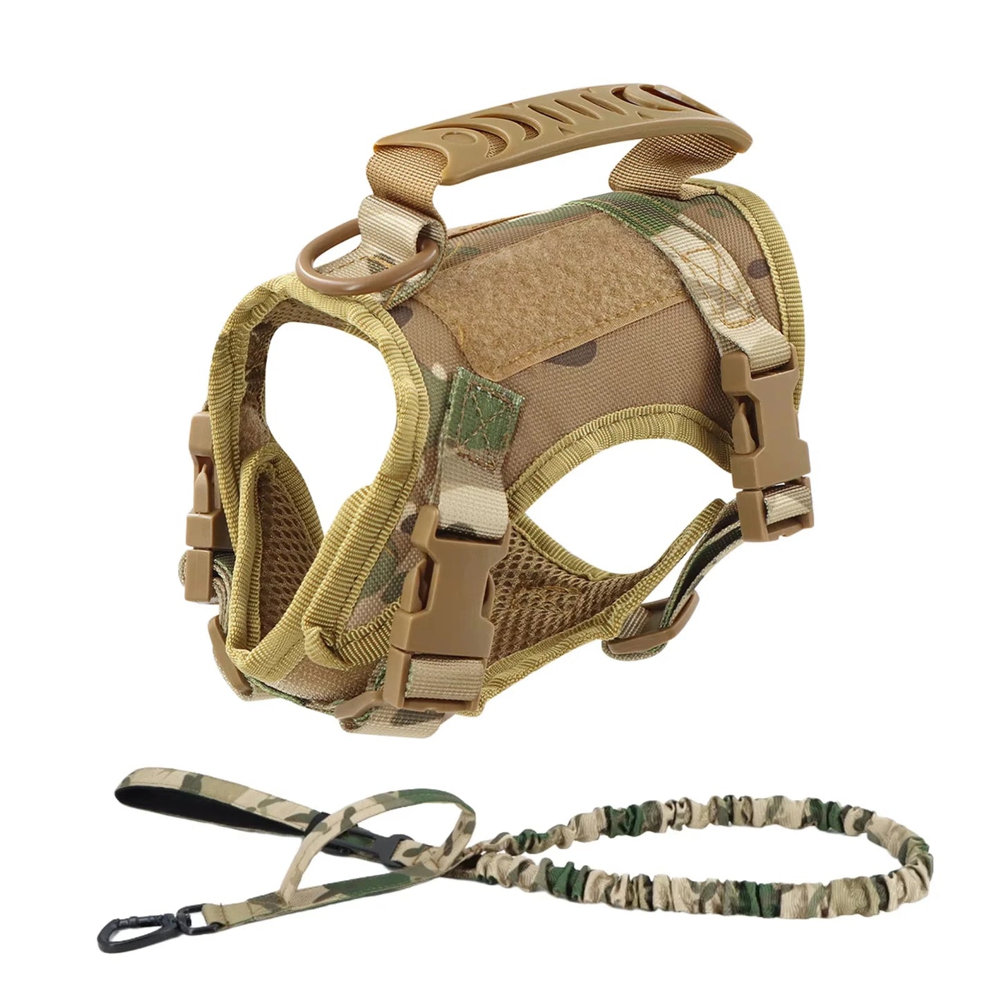 Adjustable Tactical Dog Harness And Leash Set For Training