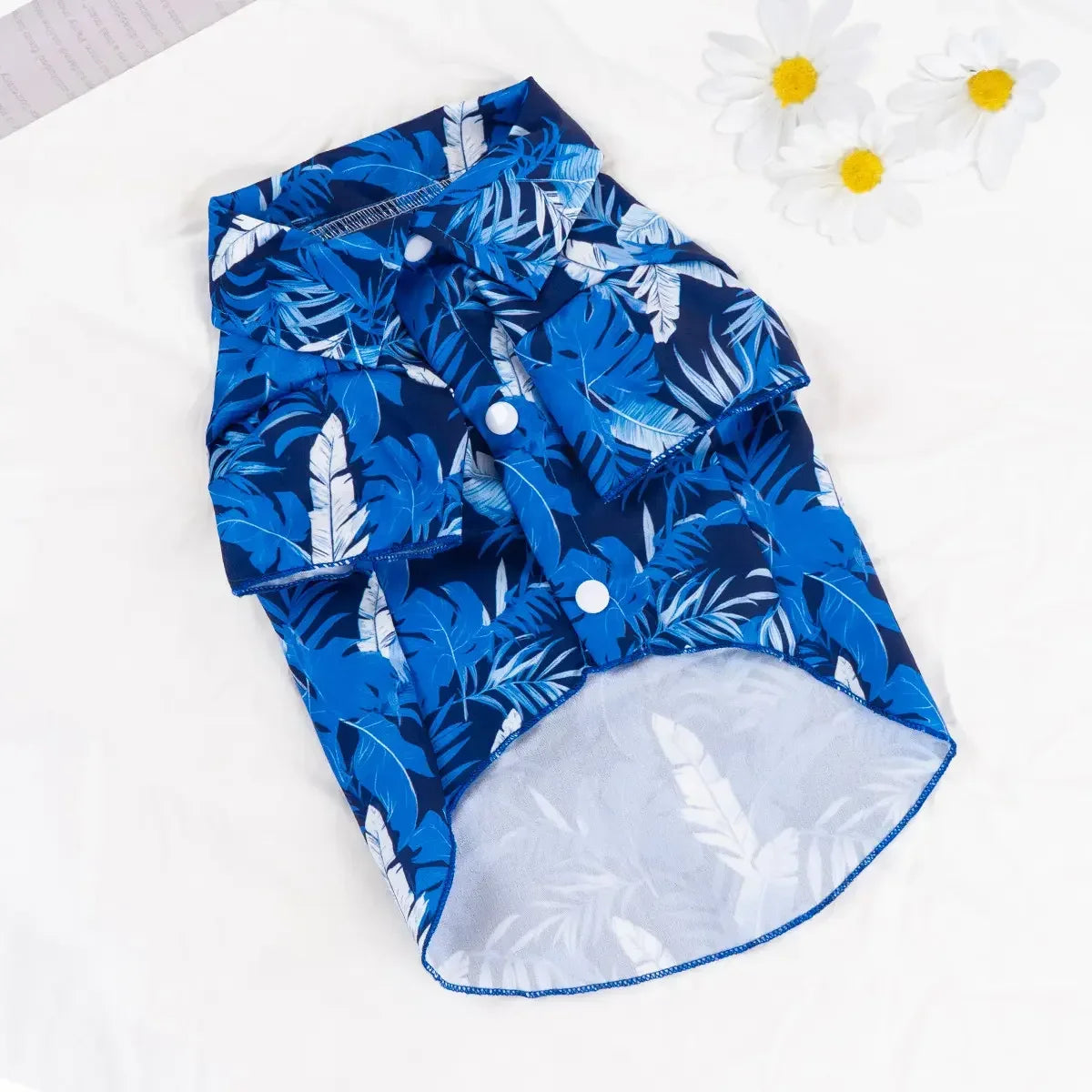 Hawaiian Style Tropical Print Pet Shirt for Dogs and Cats