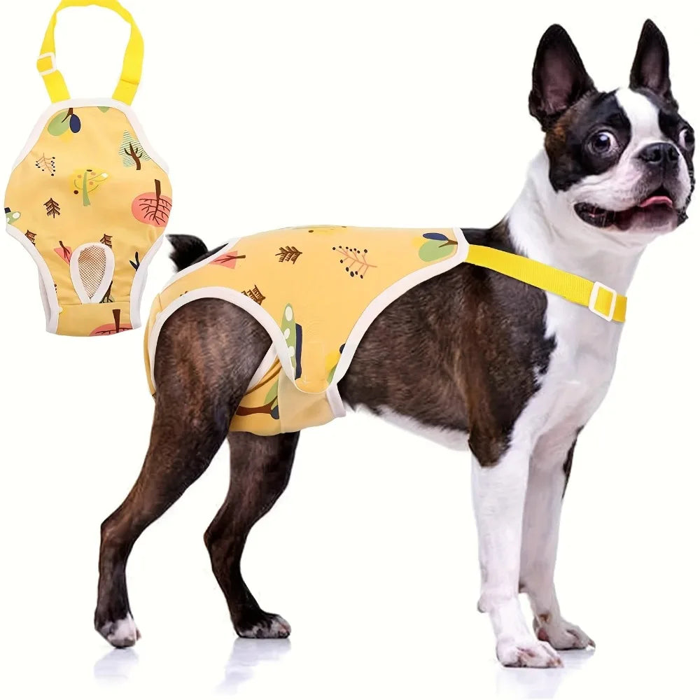 Washable Adjustable Female Dog Physiological Period Pants Secure Comfort