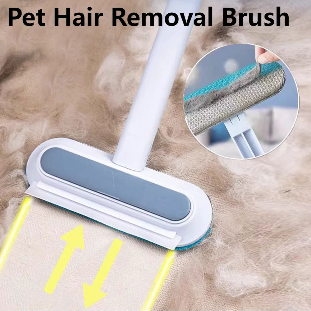 APWIKOGER 3 In 1 Pet Hair Remover Brush With Long Handle