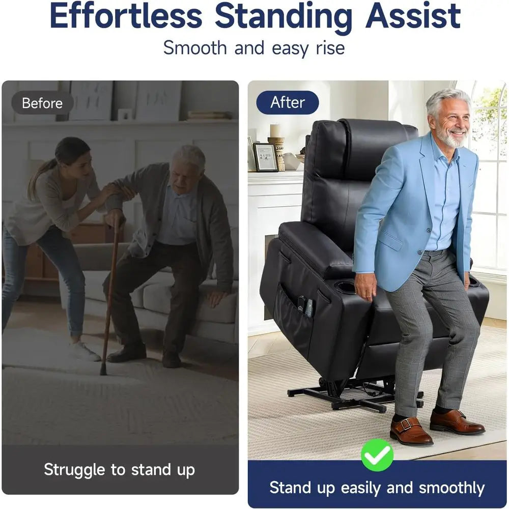 Electric Massage Recliner Chair With Heating And USB Port