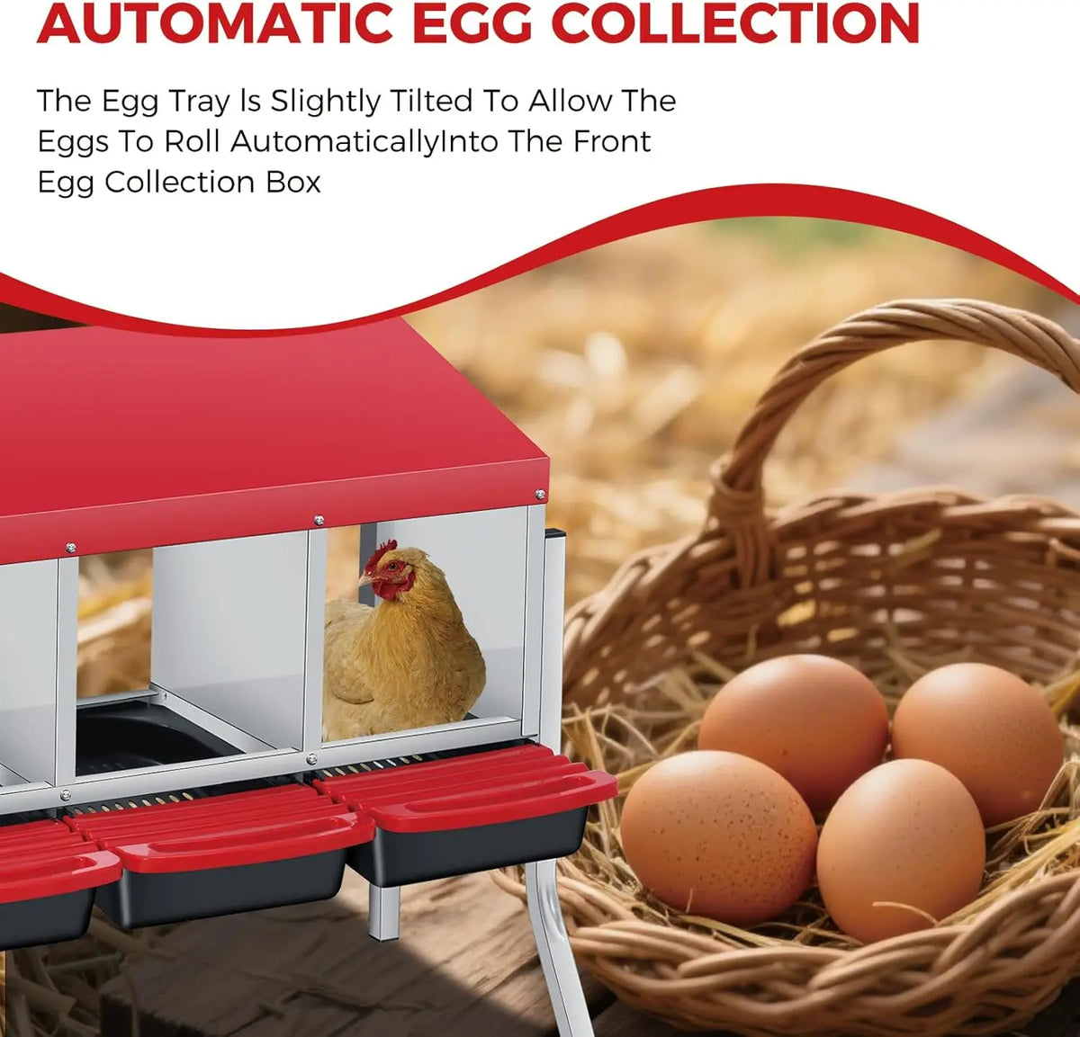 TWISTER.CK Automatic Roll Out Chicken Nesting Box Collection