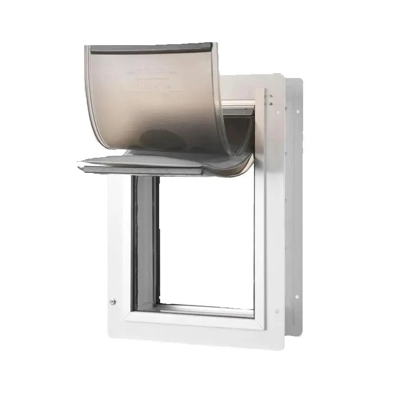 Weatherproof Metal Pet Door With Secure Lock And Triple Flap
