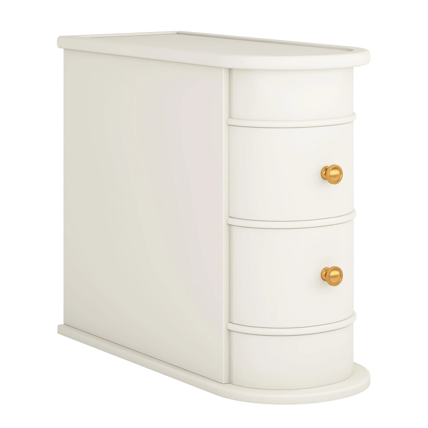 Tribesigns Solid Wood End Table With Drawer For Modern Bedrooms