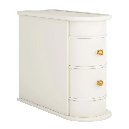 Tribesigns Solid Wood End Table With Drawer For Modern Bedrooms