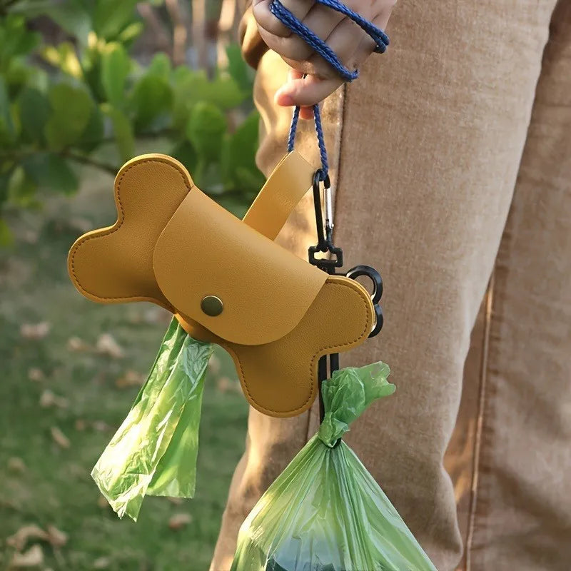 Extra Thick Leak Proof Dog Poop Bags With Paw Print