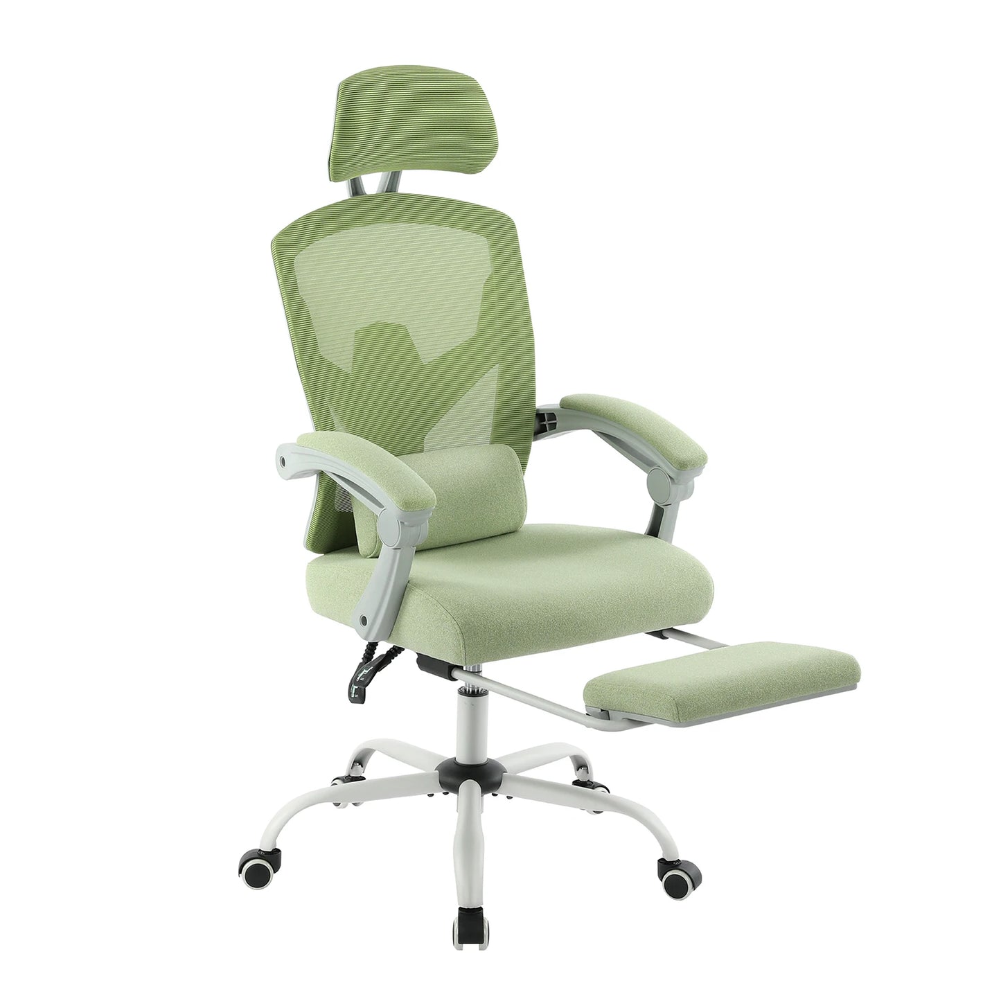 JHK Ergonomic Reclining Mesh Rocking Gaming Chair With Lumbar Support