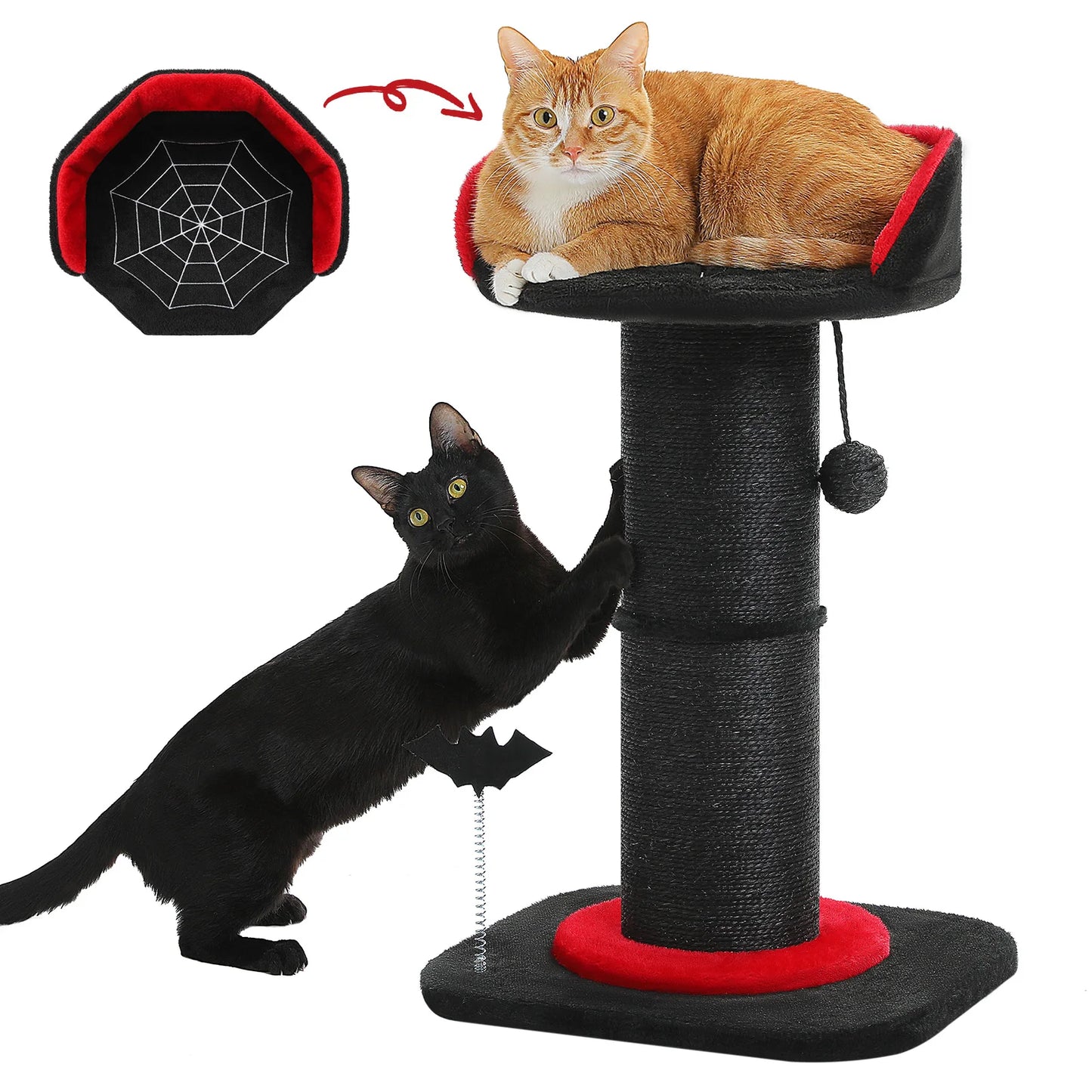 Pawz Road Gothic Cat Tree With Removable Bed And Toys