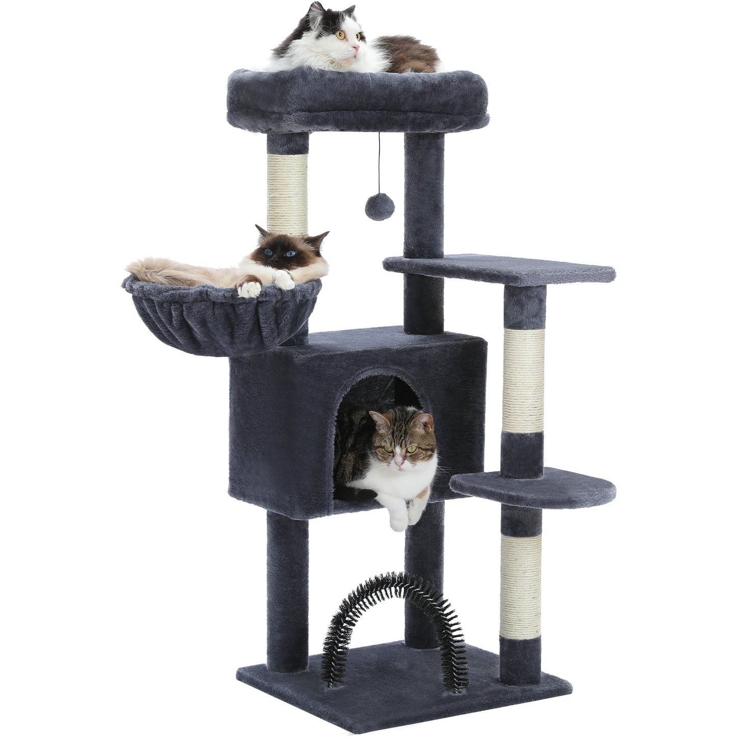 PAWZ Road Indoor Cat Tree With Hammock And Scratching Posts