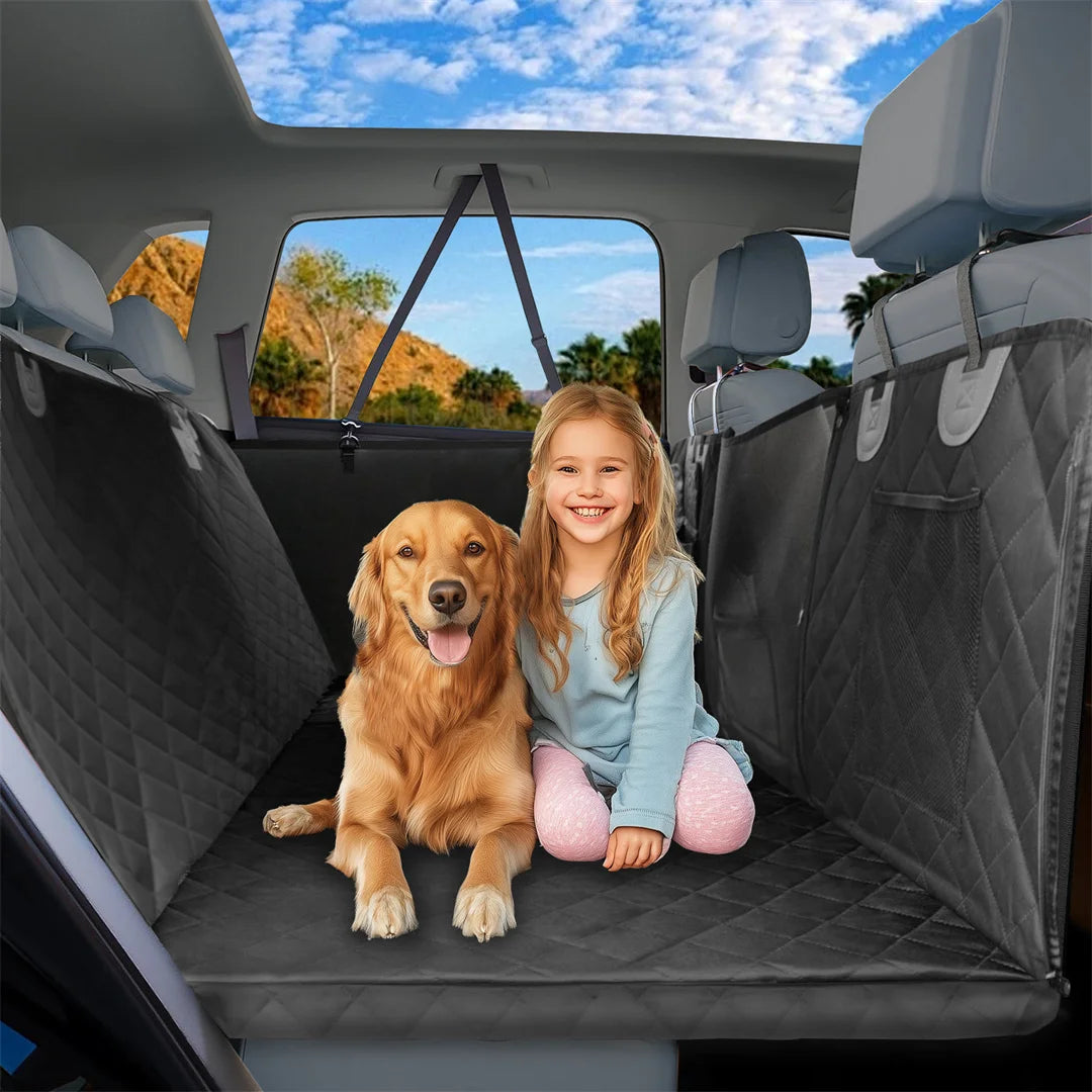 BINGOPAW Waterproof Dog Car Seat Cover Back Seat Extender Hammock