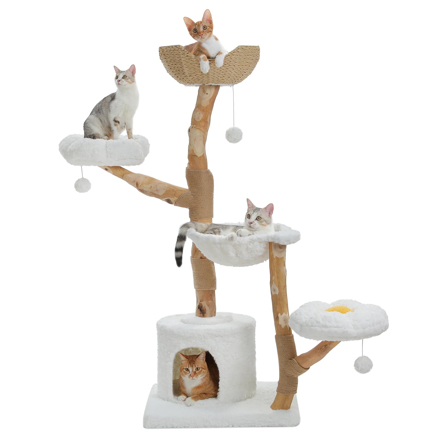 PAWZ Road Five-Tier Cat Tree Tower With Sisal Posts