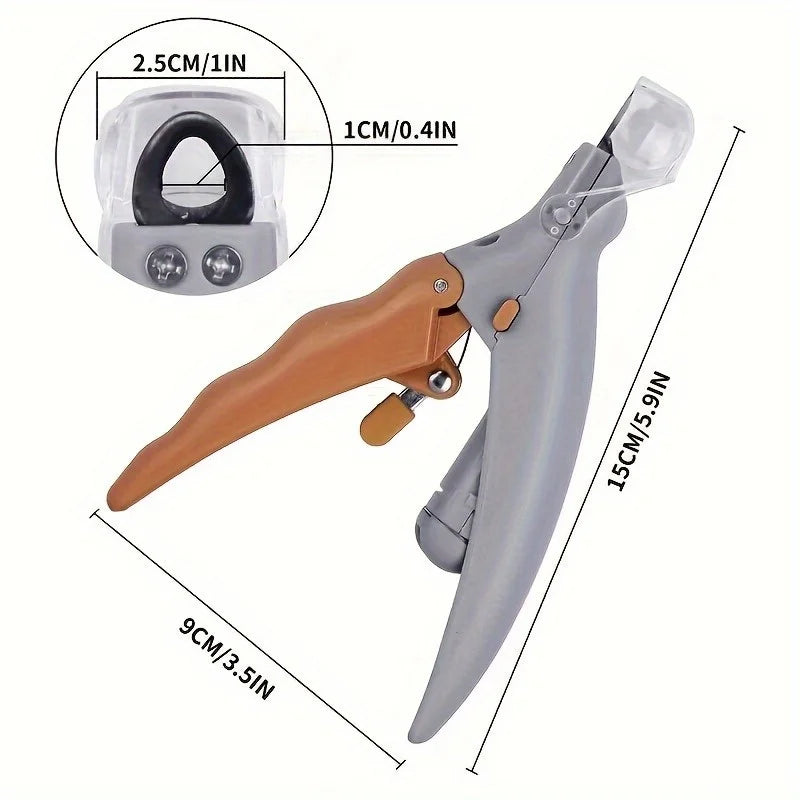Pet Nail Clipper With LED Light And Steel Blades Premium