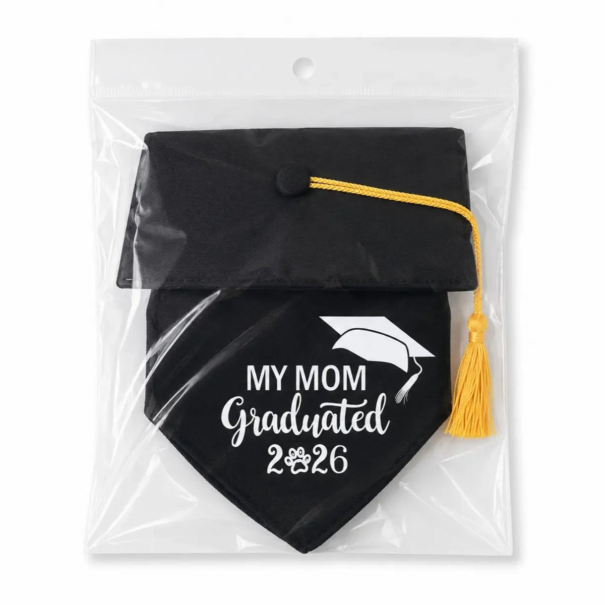Pet Graduation Cap Set With Fringe For Dogs And Cats