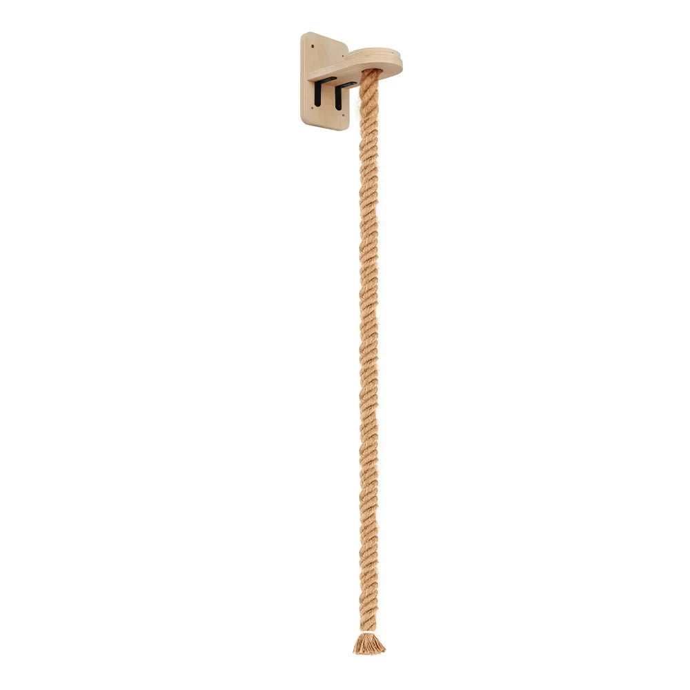Wall Mounted Sisal Cat Climbing Shelf With Claw Sharpener Gym