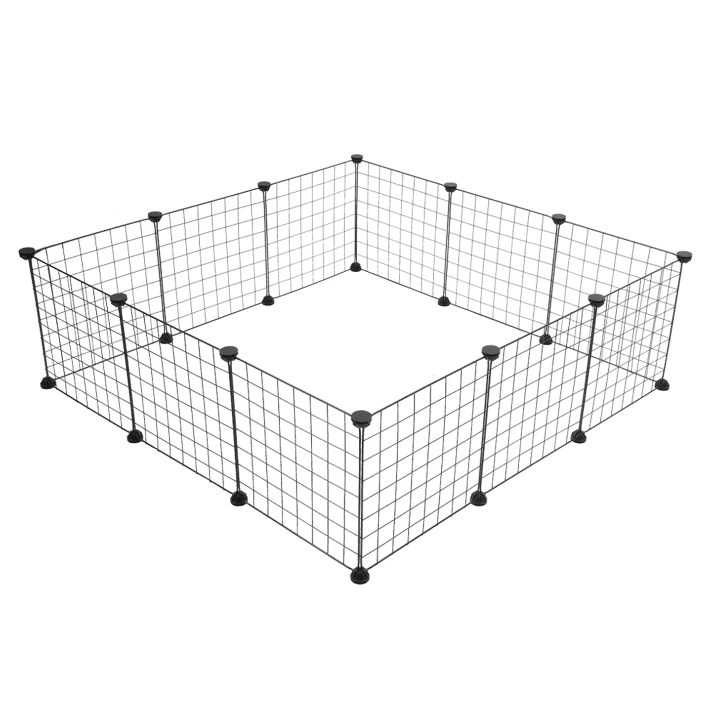 Portable Metal Wire Pet Playpen For Rabbits Guinea Pigs Kennel