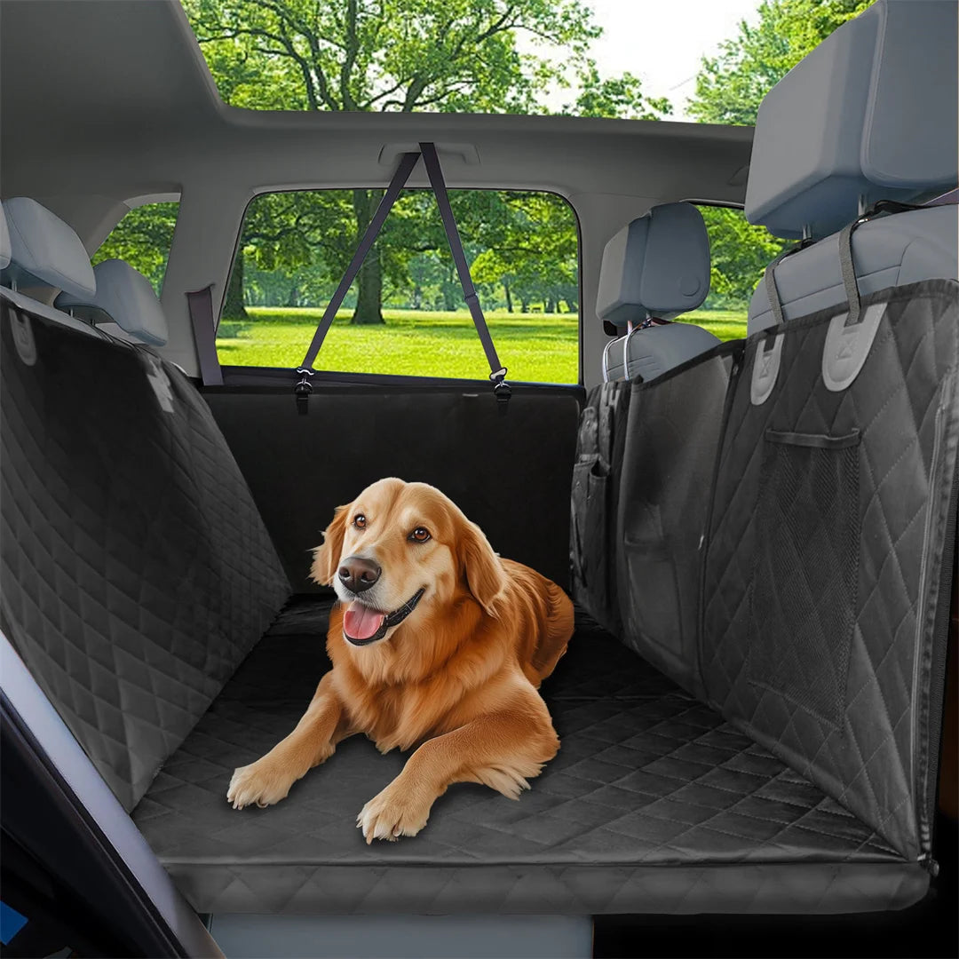 BINGOPAW Waterproof Dog Car Seat Cover Hammock for Back Seat