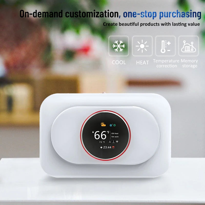 Becasmart BHP-7000 WiFi Thermostat for Home HVAC Heat Pump Tuya Wireless Smart ABS Termostat