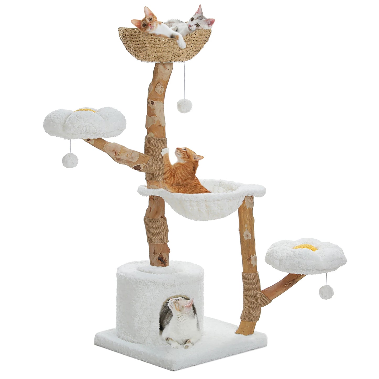PAWZ Road Five-Tier Cat Tree Tower With Sisal Posts