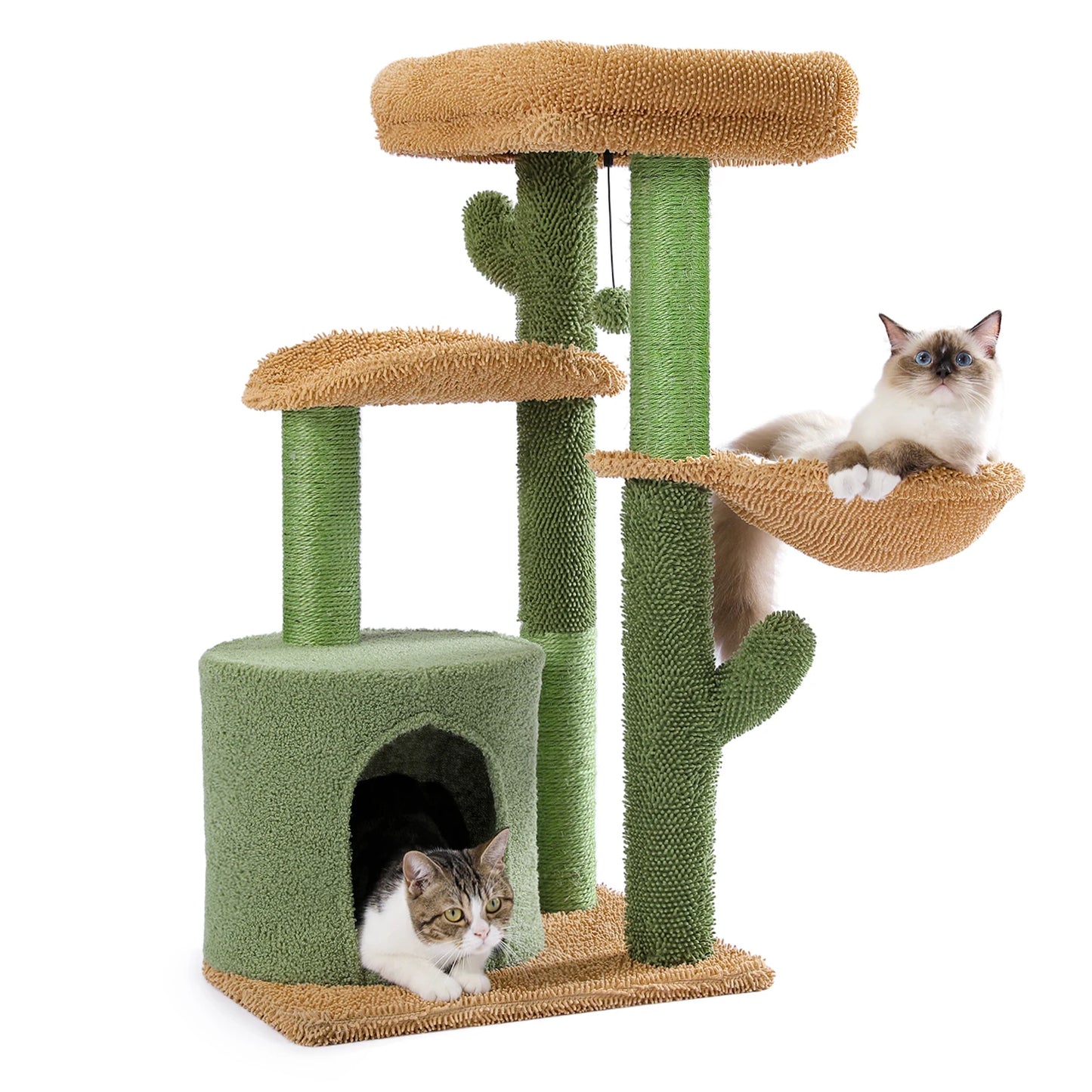 Pawz Road Three Tier Cactus Cat Tree With Scratching Post