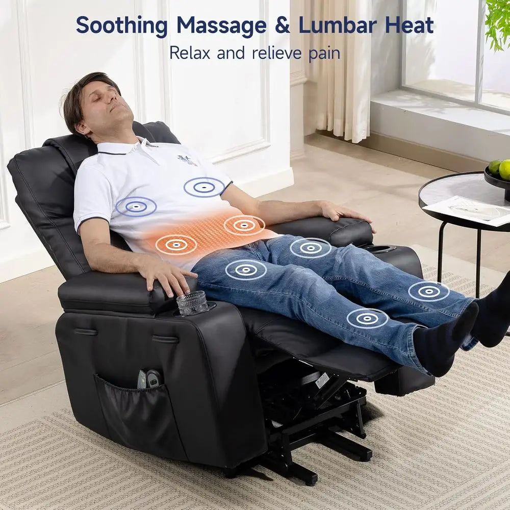Adjustable Electric Recliner Chair With Massage And Heat